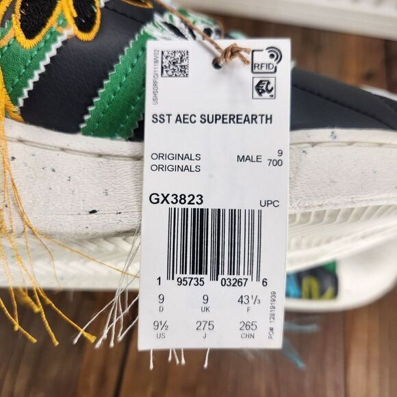 Adidas Originals Sean Wotherspoon Superstar AEC Superearth Shoes Mens 9.5 GX3823 main image 9
